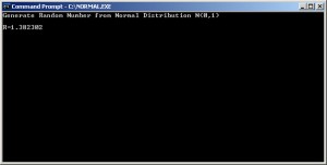 Generate Random Number by Normal Distribution