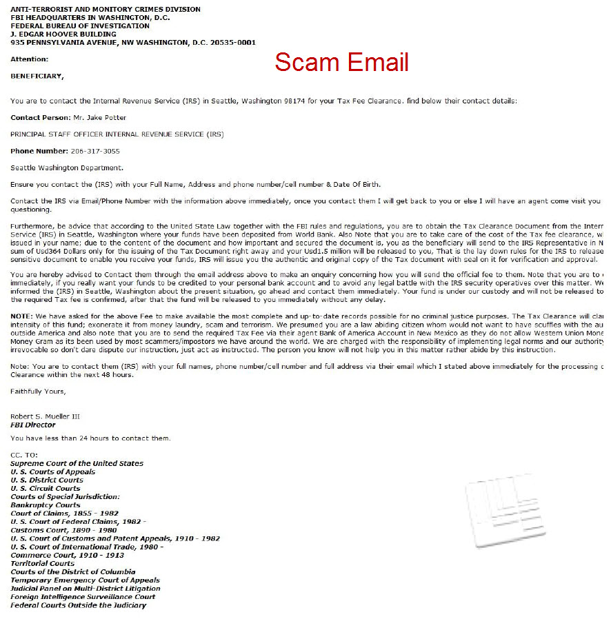 fbi pdf scam email