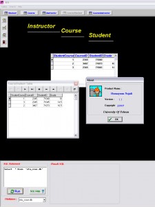 Instructor Course Student database delphi