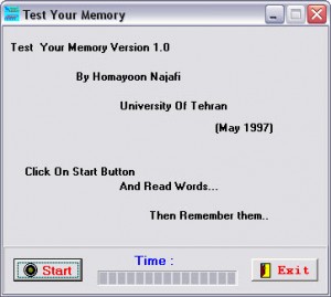 Delphi Memory Test Program