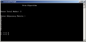 Prim's algorithm