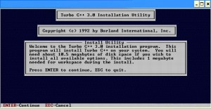 Turbo C++ version 3.0