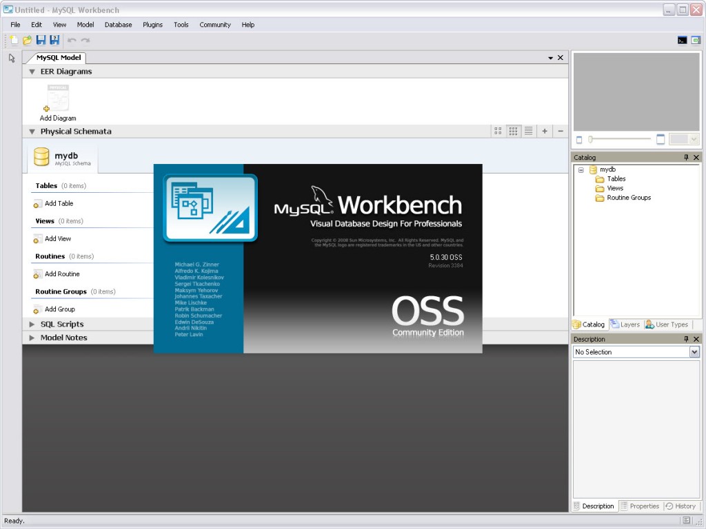 MySQL workbench MySQL workbench